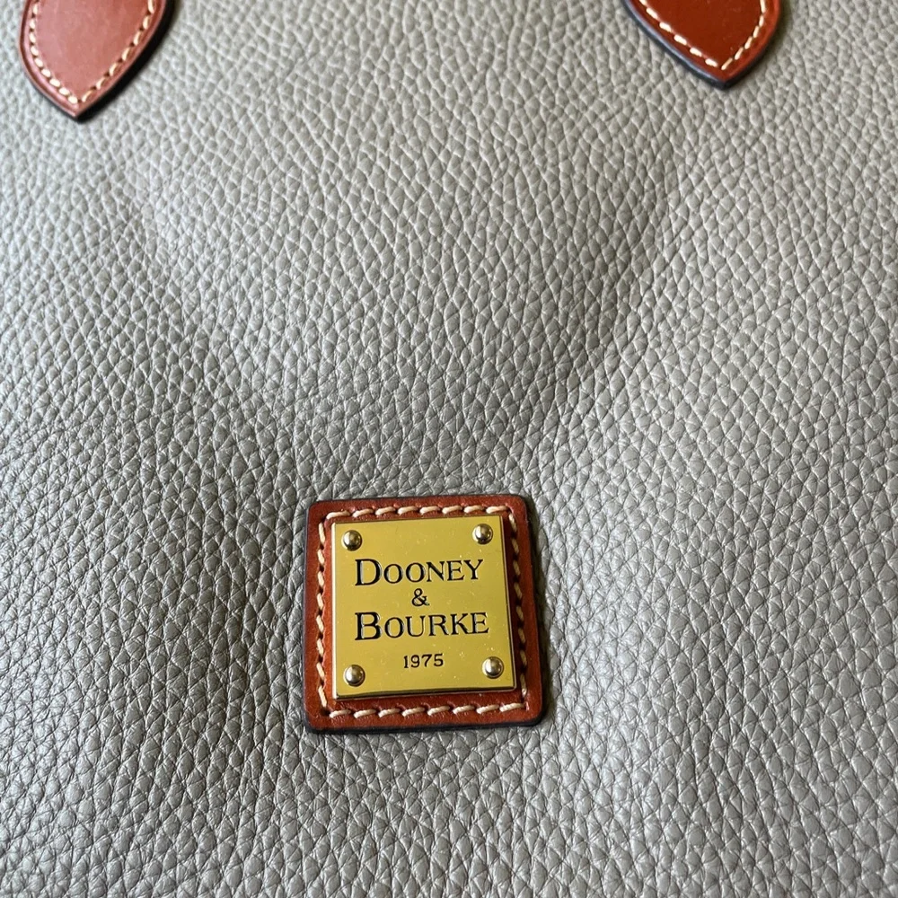 Dooney & Bourke Tan and Brown‎ Zip Zip Satchel